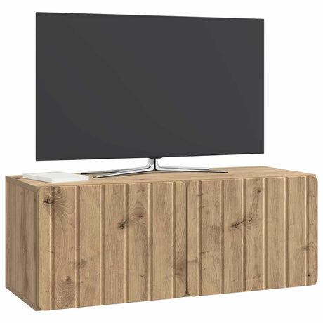 Vidaxl wandbeugel tv-kast 78,5 x 31 x 30 cm artisanaal eiken