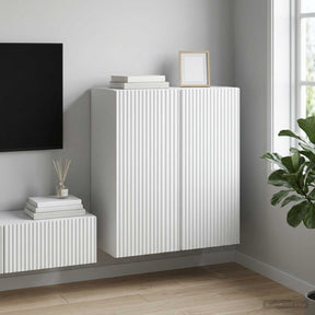 Vidaxl wandkast 59 x 31 x 60 cm bewerkt hout wit