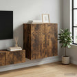 Vidaxl wandkast 59 x 31 x 60 cm bewerkt hout gerookt eiken