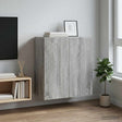 Vidaxl wandkast 59 x 31 x 60 cm bewerkt hout grijs sonoma