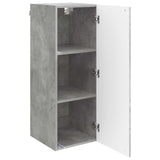 Vidaxl wandkast 33 x 34,5 x 90 cm bewerkt hout betongrijs