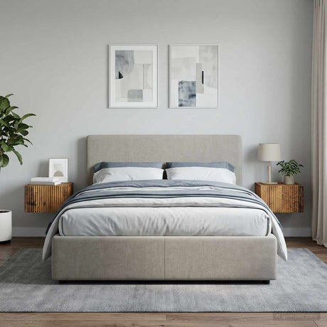 Vidaxl wandbeugel bedkast 2 st oud hout 33 x 34,5 x 20 cm bewerkt hout