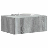 Vidaxl wandbeugel bedkast 2 st grijs sonoma 49 x 34,5 x 20 cm
