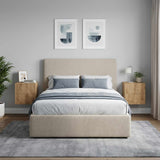 Vidaxl wandbeugel bedkast 2 st artisanaal eiken 33 x 34,5 x 40 cm