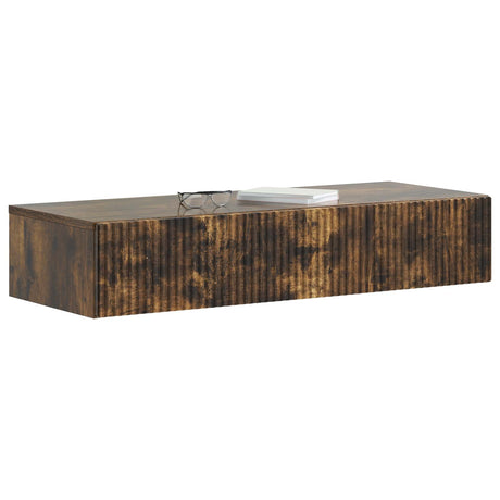 Vidaxl wandmontage zijtafel 87,5 x 34,5 x 17 cm bewerkt hout