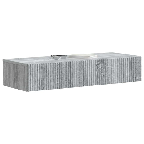 Vidaxl wandmontage zijtafel 87,5 x 34,5 x 17 cm bewerkt hout