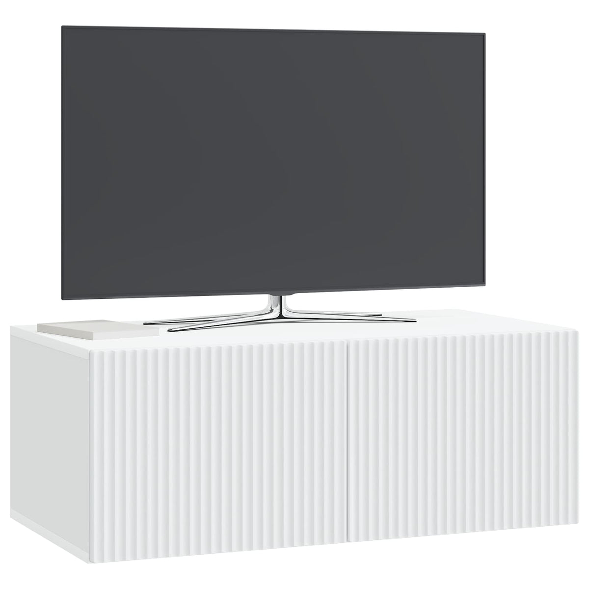 Vidaxl wandbeugel tv-kast wit 78,5 x 41 x 30 cm bewerkt hout