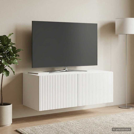 Vidaxl wandbeugel tv-kast 78,5 x 41 x 30 cm hoogglans wit bewerkt hout