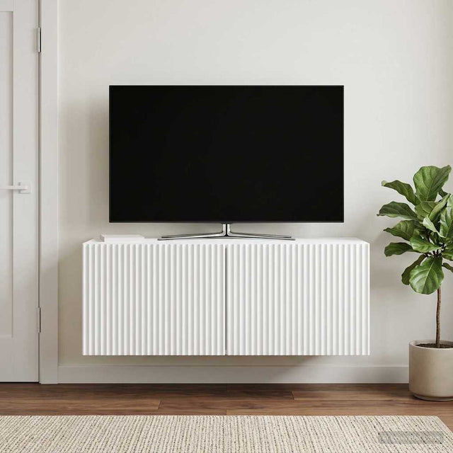 Vidaxl wandbeugel tv-kast wit 78,5 x 31 x 30 cm bewerkt hout