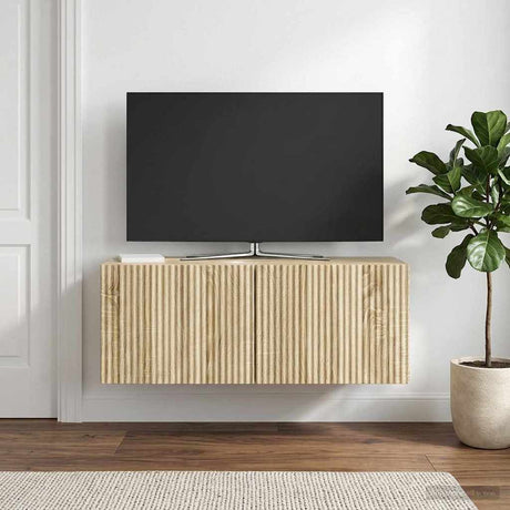 Vidaxl wandbeugel tv-kast 78,5 x 31 x 30 cm sonoma eiken bewerkt hout