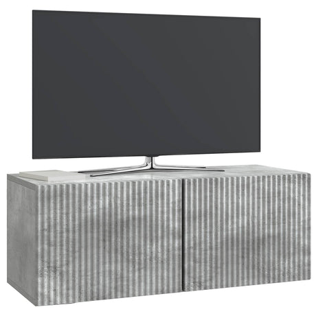 Vidaxl wandbeugel tv-kast 78,5 x 31 x 30 cm betongrijs bewerkt hout