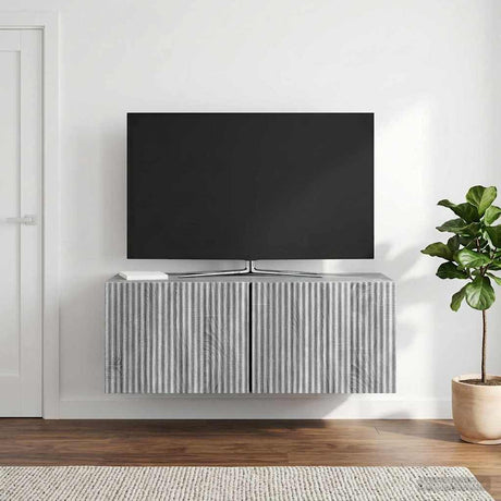 Vidaxl wandbeugel tv-kast 78,5 x 31 x 30 cm grijs sonoma bewerkt hout