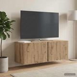 Vidaxl wandbeugel tv-kast 78,5 x 31 x 30 cm artisanaal eiken
