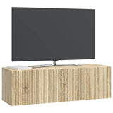 Vidaxl wandbeugel tv-kast 98 x 31 x 30 cm sonoma eiken bewerkt hout