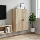 Vidaxl wandkast sonoma eiken 66 x 34,5 x 90 cm bewerkt hout