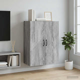 Vidaxl wandkast grijs sonoma 66 x 34,5 x 90 cm bewerkt hout