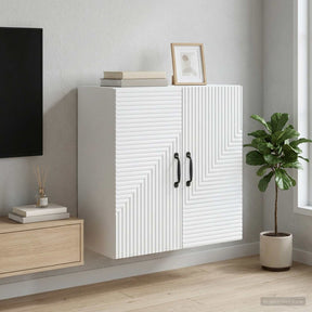 Vidaxl wandkast wit 59 x 31 x 60 cm bewerkt hout