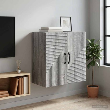 Vidaxl wandkast grijs sonoma 59 x 31 x 60 cm bewerkt hout