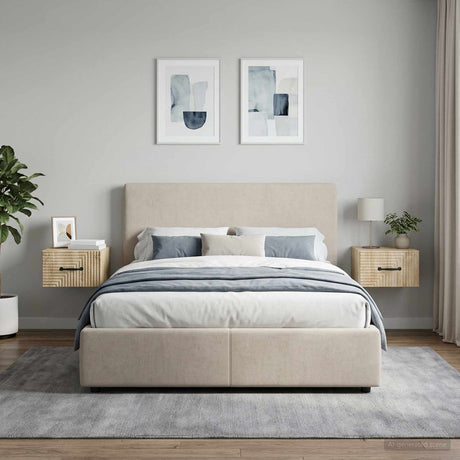Vidaxl wandbeugel bedkast 2 st sonoma eiken 34,5 x 33 x 20 cm