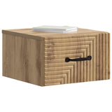 Vidaxl wandbeugel bedkast artisanaal eiken 34,5 x 33 x 20 cm