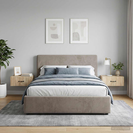 Vidaxl wandbeugel bedkast 2 st sonoma eiken 49 x 34,5 x 20 cm