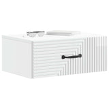 Vidaxl wandbeugel bedkast 2 st hoogglans wit 49 x 34,5 x 20 cm