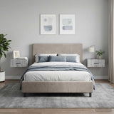 Vidaxl wandbeugel bedkast 2 st grijs sonoma 49 x 34,5 x 20 cm