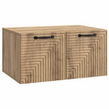 Vidaxl wandbeugel tv-kast 59,5 x 41 x 30 cm artisanaal eiken