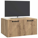 Vidaxl wandbeugel tv-kast 59,5 x 41 x 30 cm artisanaal eiken