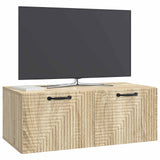 Vidaxl wandbeugel tv-kast sonoma eiken 78,5 x 41 x 30 cm bewerkt hout