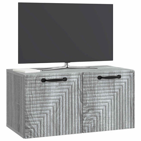 Vidaxl wandbeugel tv-kast grijs sonoma 59,5 x 31 x 30 cm bewerkt hout