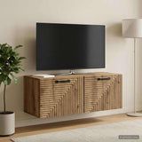Vidaxl wandbeugel tv-kast 78,5 x 31 x 30 cm artisanaal eiken