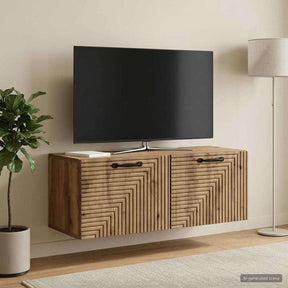 Vidaxl wandbeugel tv-kast 78,5 x 31 x 30 cm artisanaal eiken