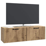 Vidaxl wandbeugel tv-kast 98 x 31 x 30 cm artisanaal eiken