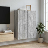Vidaxl wandkast 66 x 34,5 x 90 cm bewerkt hout grijs sonoma
