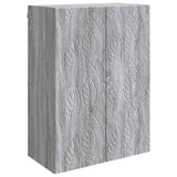 Vidaxl wandkast 66 x 34,5 x 90 cm bewerkt hout grijs sonoma