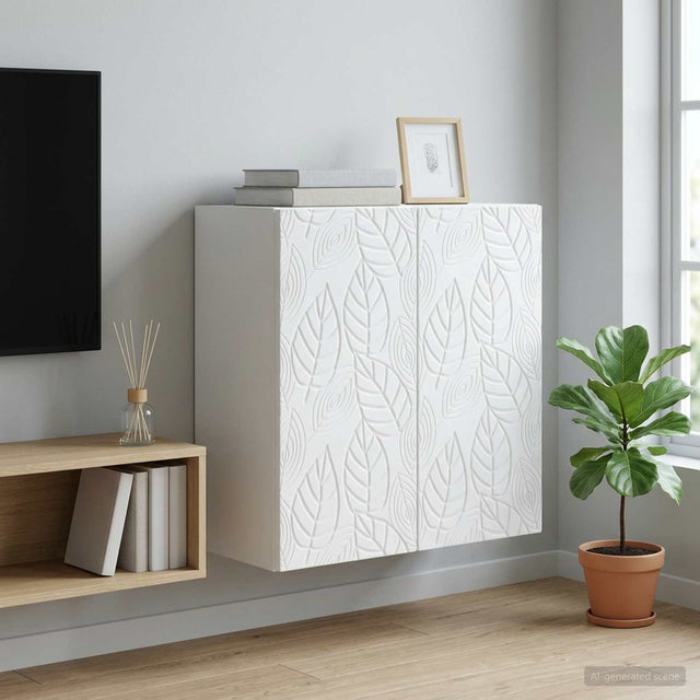 Vidaxl wandkast wit 59 x 31 x 60 cm bewerkt hout