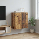 Vidaxl wandkast 59 x 31 x 60 cm bewerkt hout oud hout