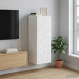 Vidaxl wandkast wit 33 x 34,5 x 90 cm bewerkt hout