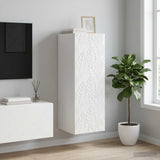 Vidaxl wandkast 33 x 34,5 x 90 cm bewerkt hout hoogglans wit