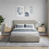 Vidaxl wandmontage zijtafel 2 st sonoma eiken 34,5 x 33 x 20 cm