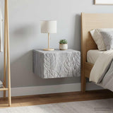 Vidaxl wandbeugel bedkast 2 st grijs sonoma 49 x 34,5 x 20 cm