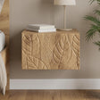 Vidaxl wandbeugel bedkast artisanaal eiken 49 x 34,5 x 20 cm