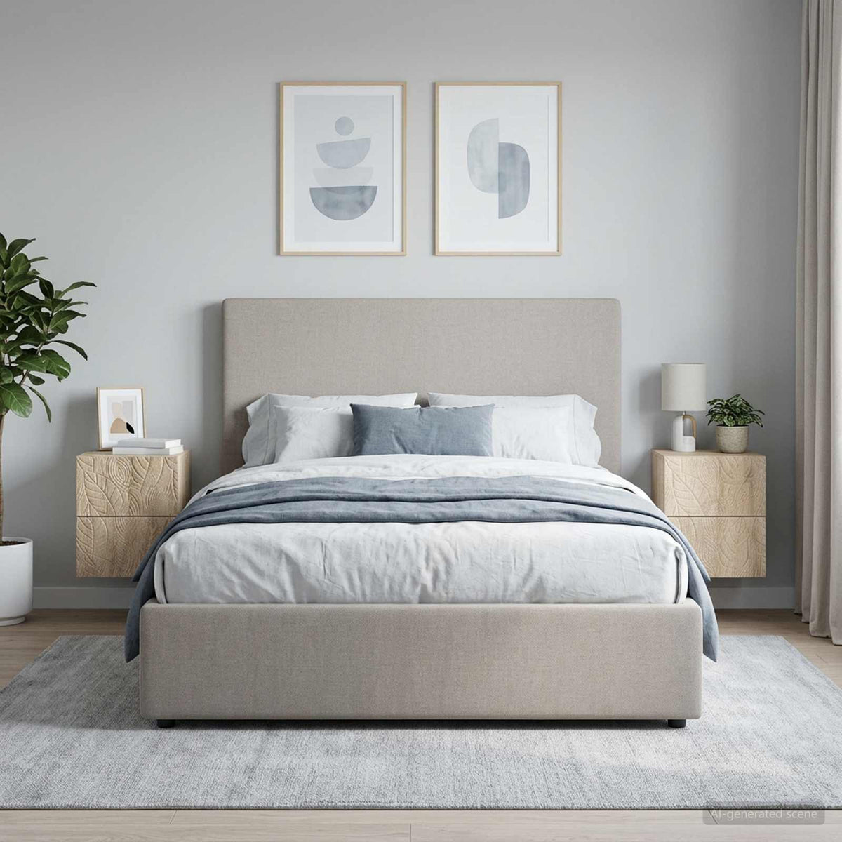 Vidaxl wandbeugel bedkast 2 st sonoma eiken 34,5 x 33 x 40 cm