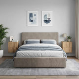 Vidaxl wandbeugel bedkast 2 st artisanaal eiken 34,5 x 33 x 40 cm