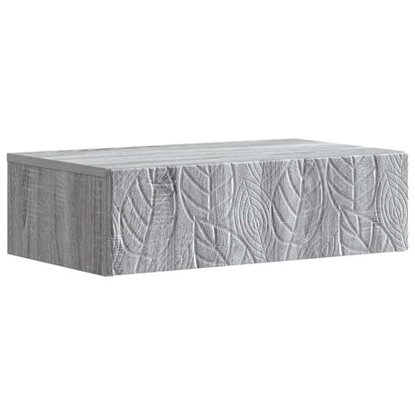 Vidaxl wandmontage zijtafel 59 x 34,5 x 17 cm bewerkt hout