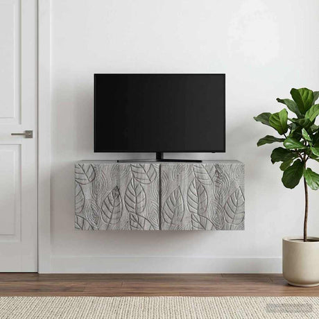 Vidaxl wandbeugel tv-kast 59,5 x 41 x 30 cm grijs sonoma bewerkt hout
