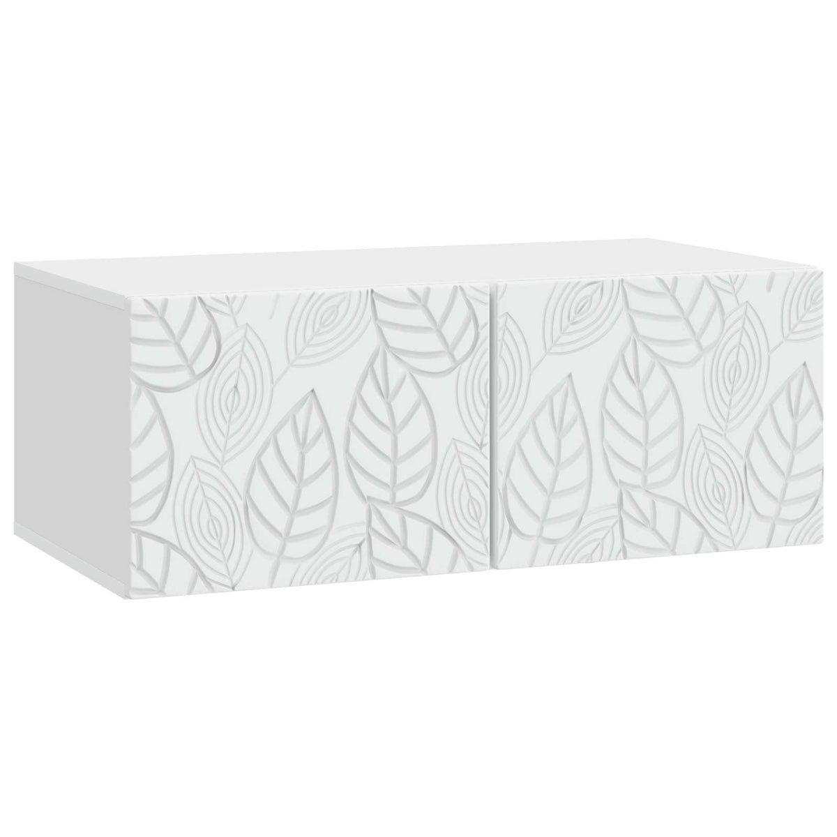 Vidaxl wandbeugel tv-kast 78,5 x 41 x 30 cm wit bewerkt hout