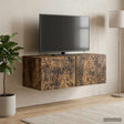 Vidaxl wandbeugel tv-kast 78,5 x 31 cm gerookt eiken bewerkt hout