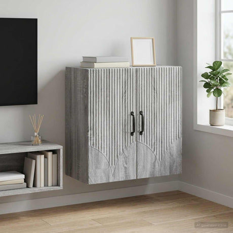 Vidaxl wandkast 59 x 31 x 60 cm bewerkt hout grijs sonoma